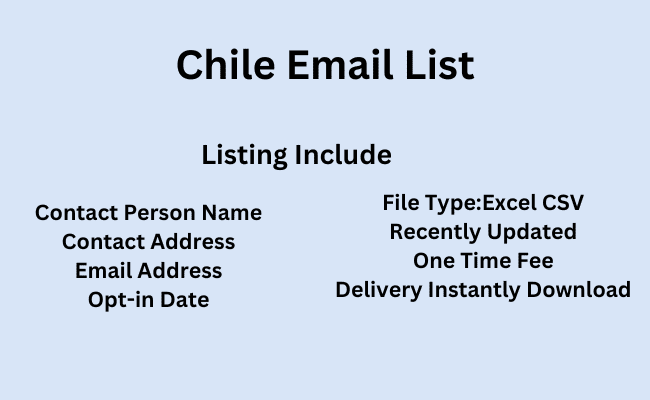 Chile Email List