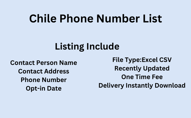 Chile Phone Number List