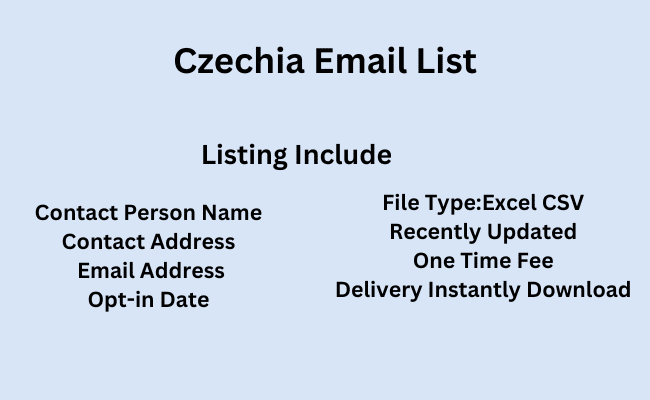 Czechia Email List