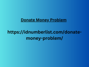 Donate Money Problem