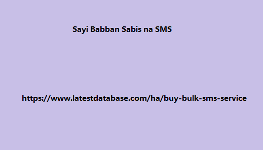 Sayi Babban Sabis na SMS