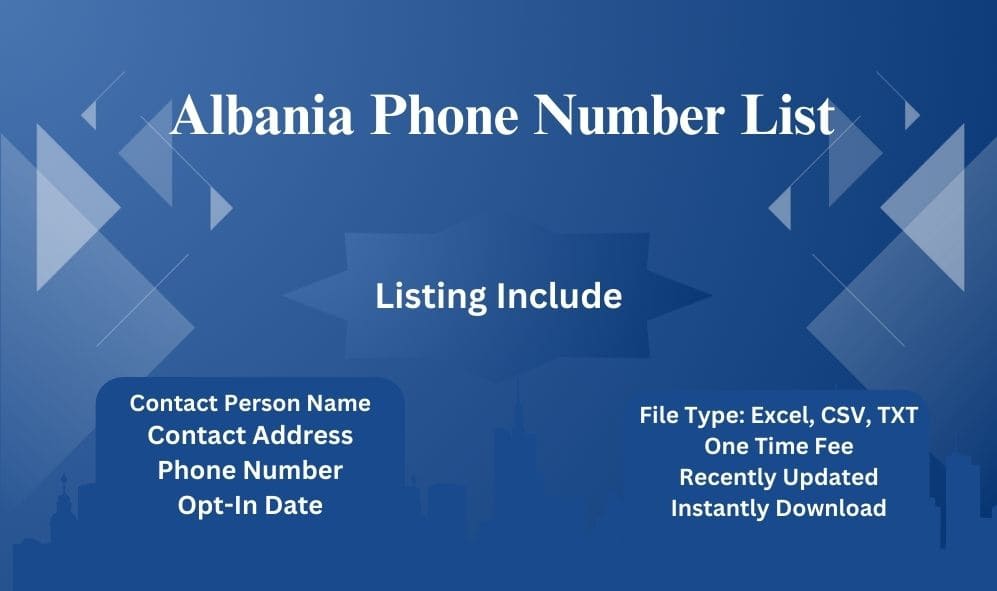 Albania Phone Number List