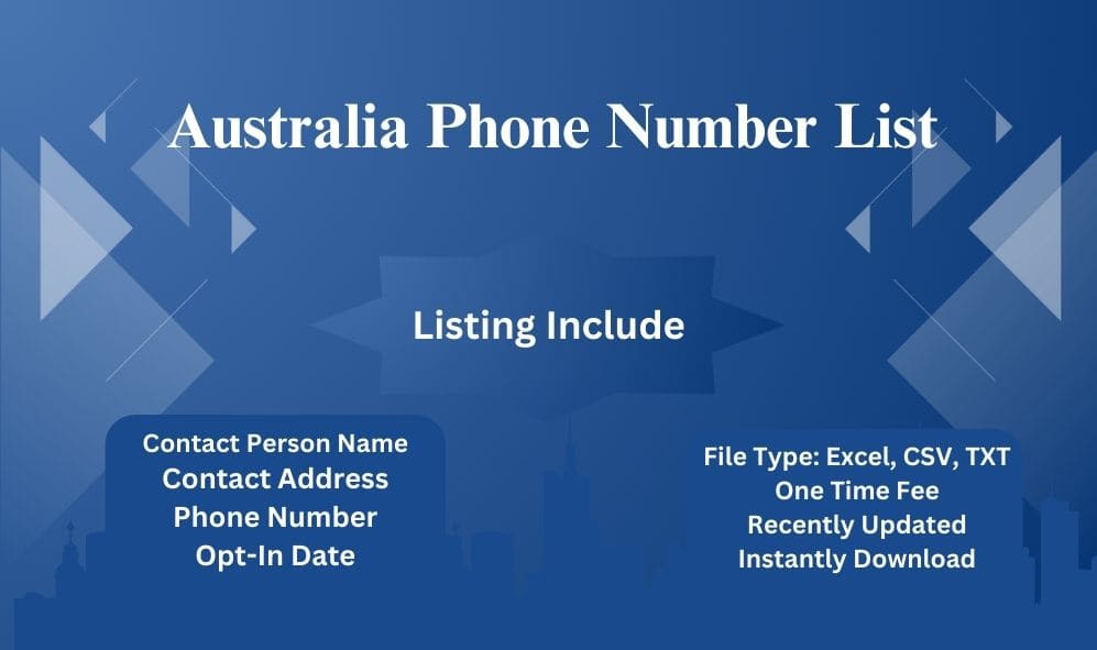 Australia Phone Number List