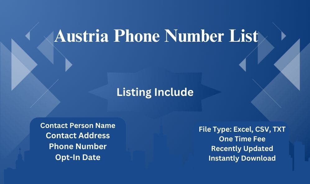 Austria Phone Number List