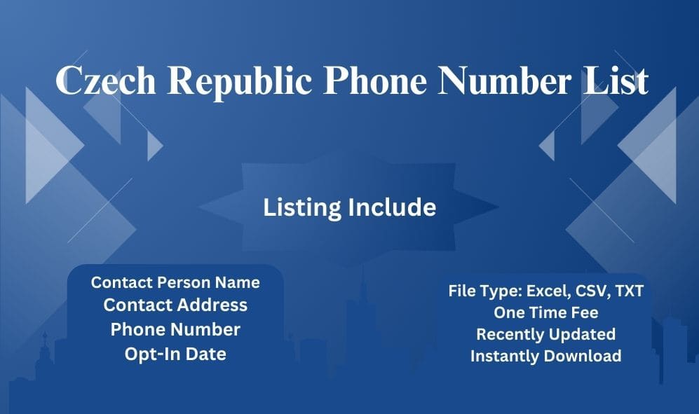 Czech Republic Phone Number List