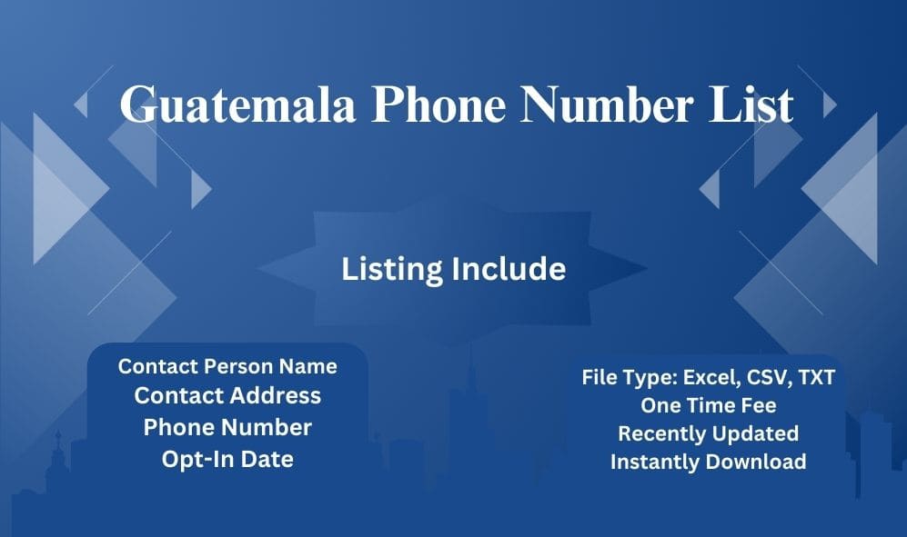 Guatemala Phone Number List