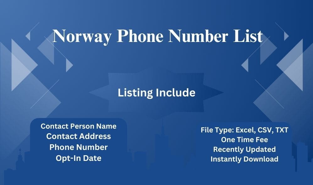 Norway Phone Number List