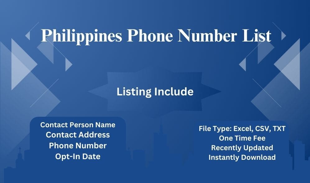 Philippines Phone Number List