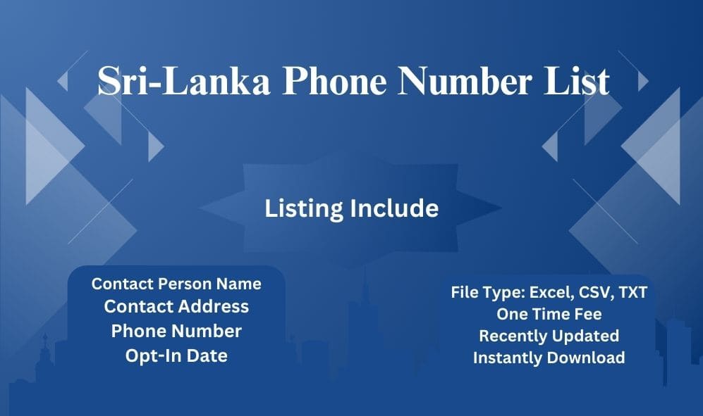 Sri-Lanka phone number list