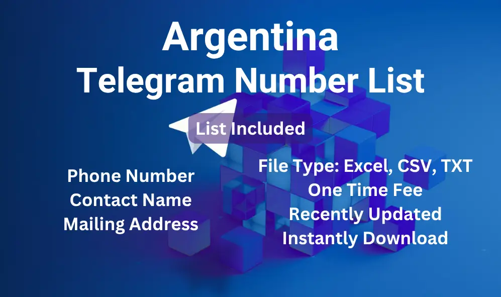 Argentina telegram number list