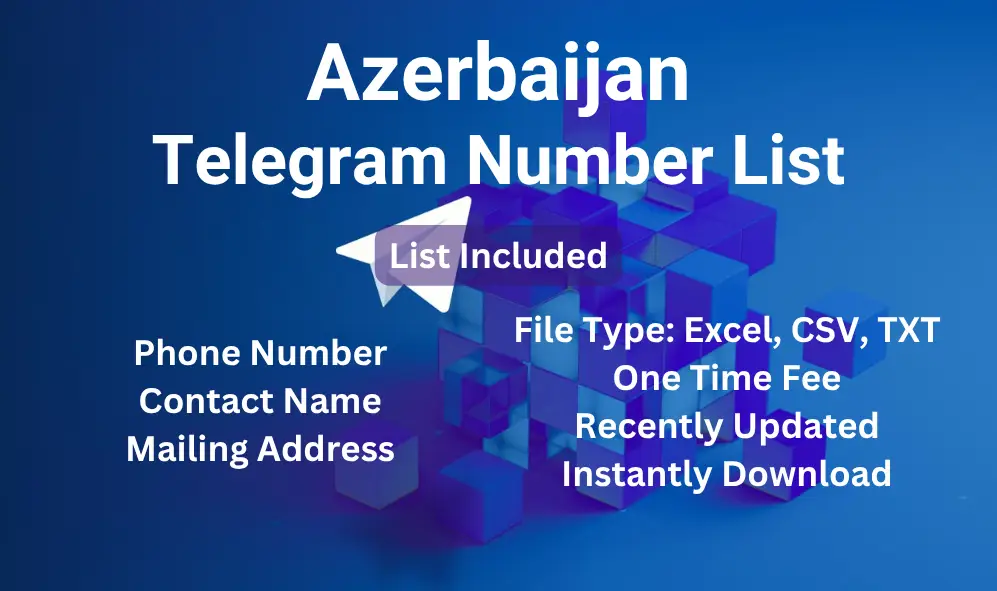 Azerbaijan telegram number list