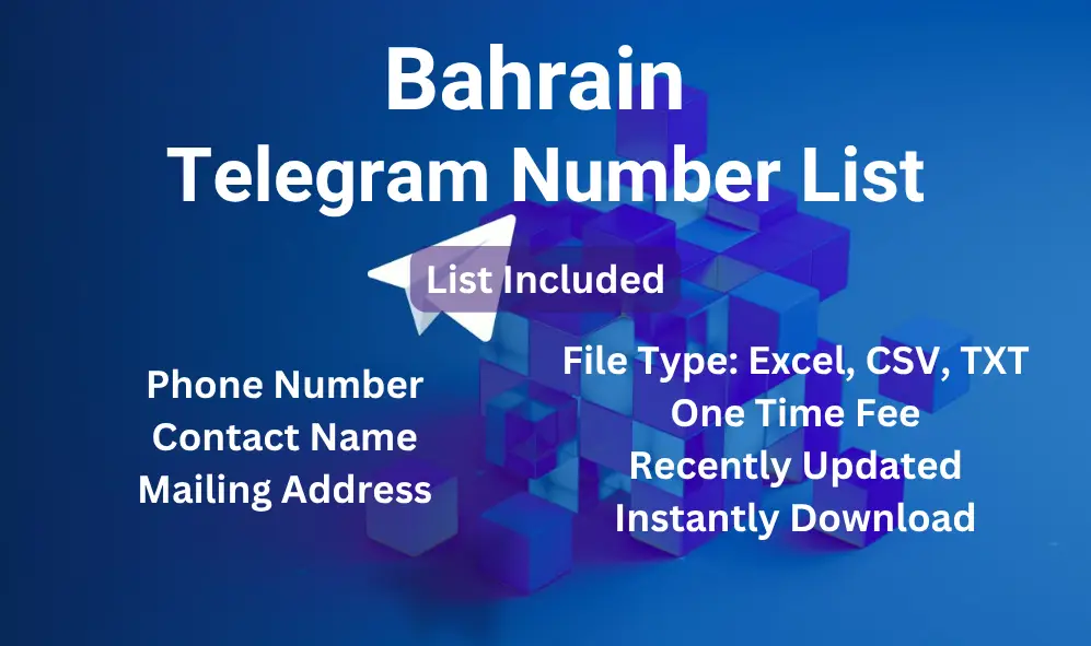 Bahrain telegram number list
