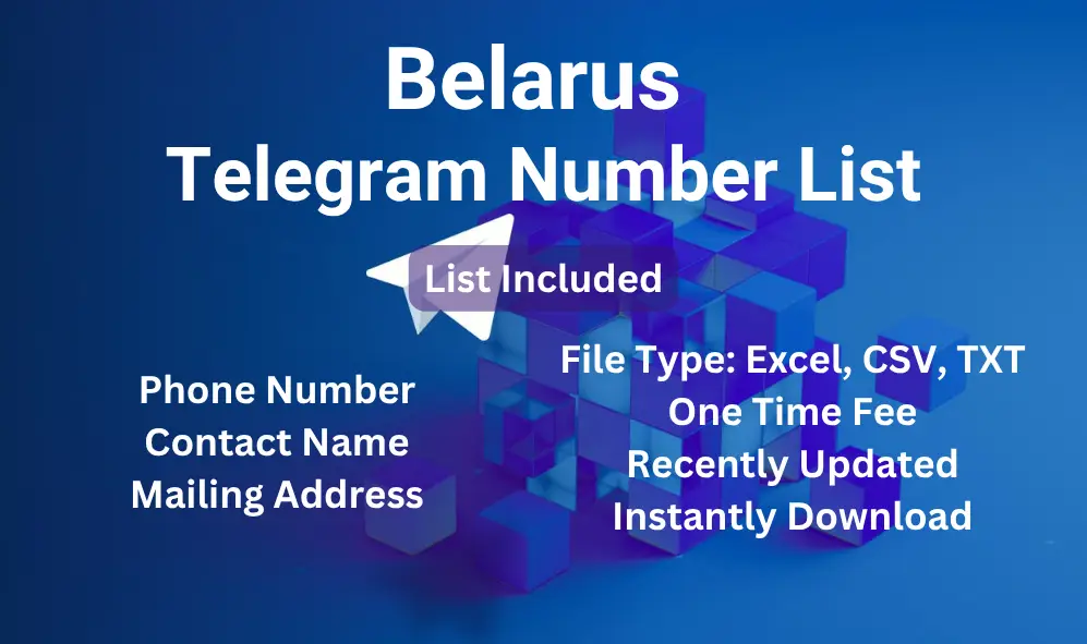 Belarus telegram number list
