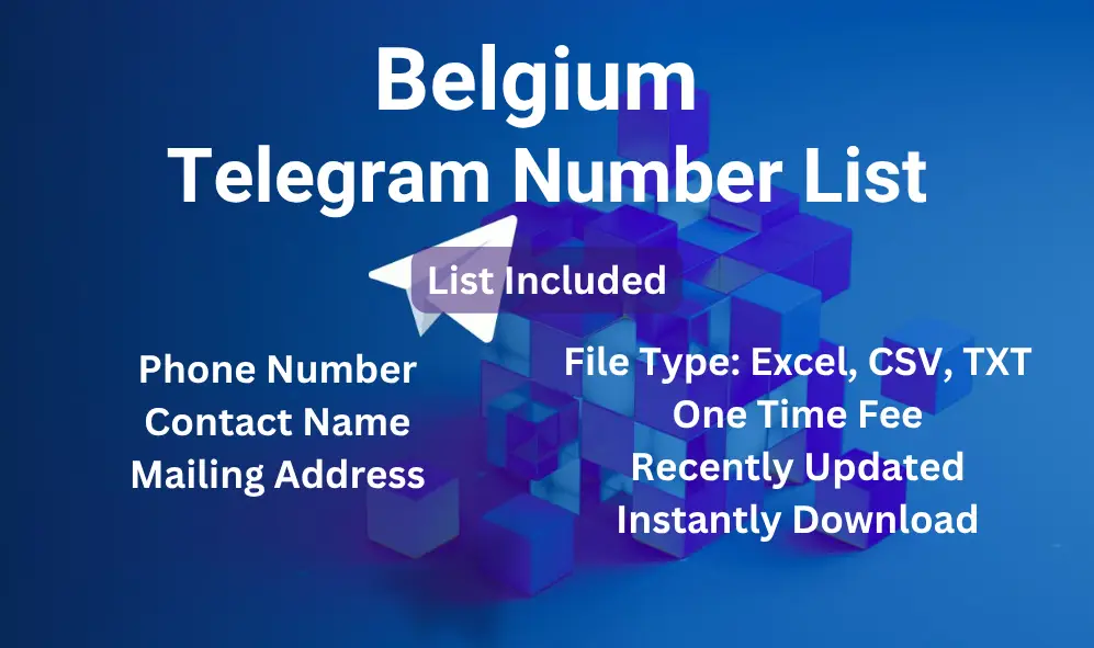 Belgium telegram number list