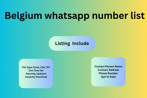 Belgium whatsapp number list