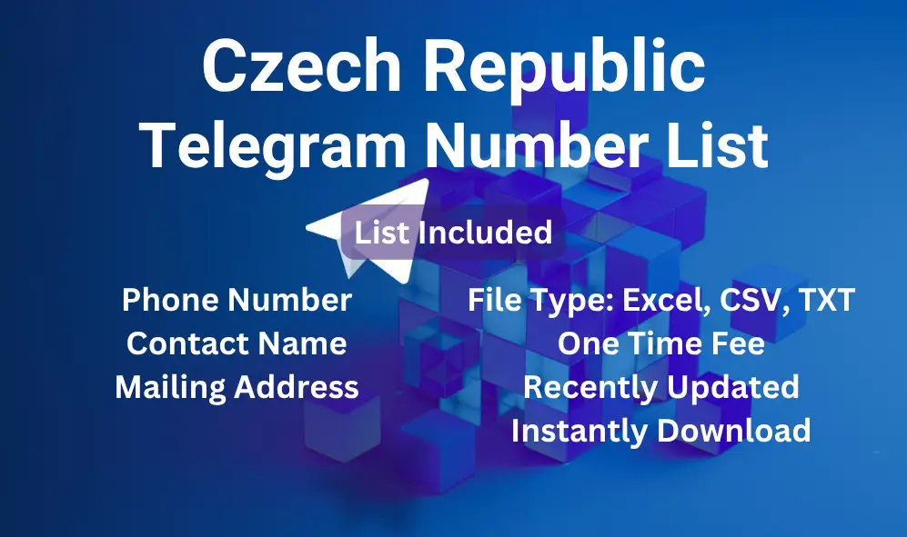 Czech Republic telegram number list