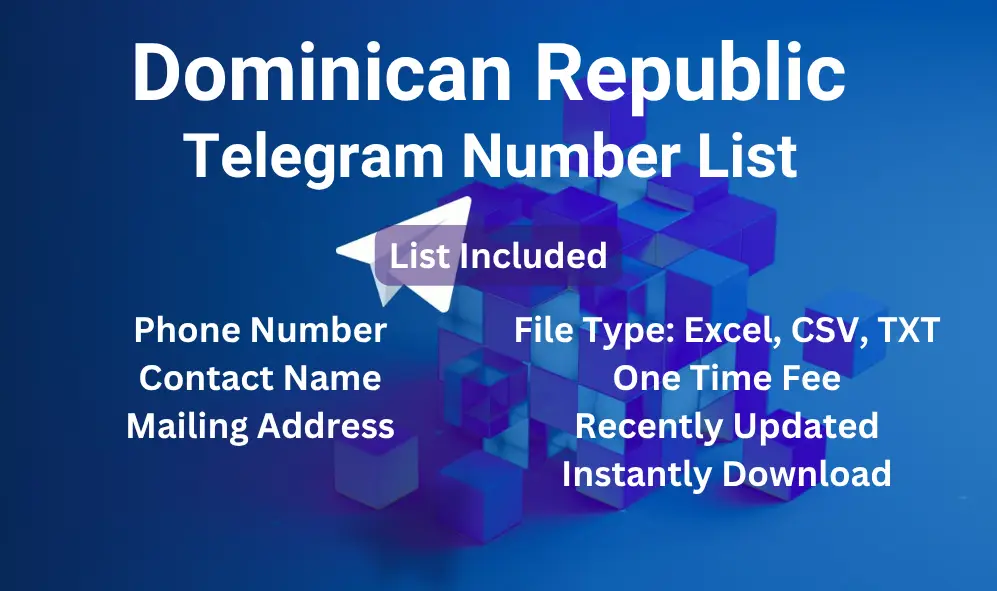Dominican Republic telegram number list