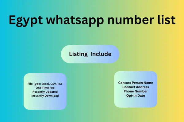 Egypt whatsapp number list