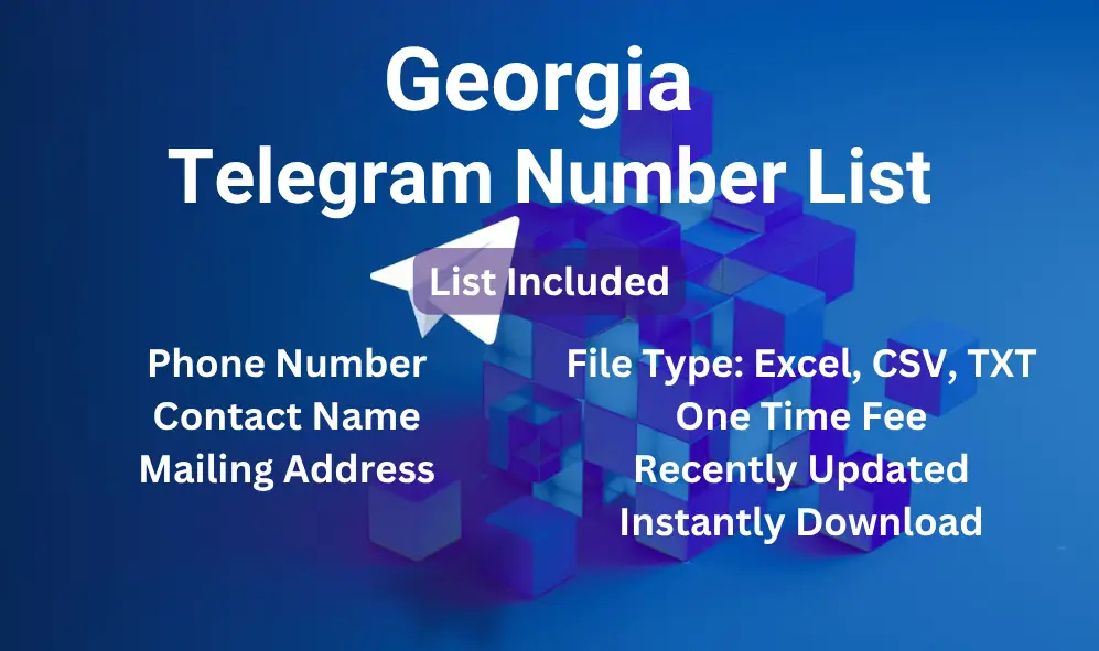 Georgia telegram number list