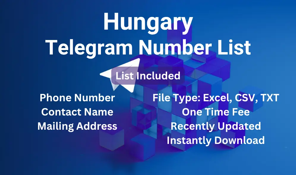 Hungary telegram number list