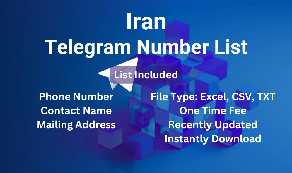 Iran telegram number list