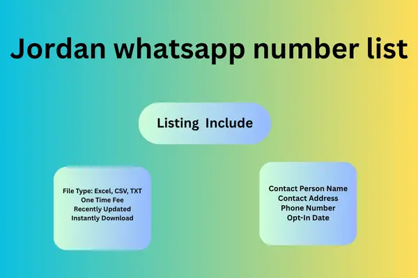Jordan whatsapp number list