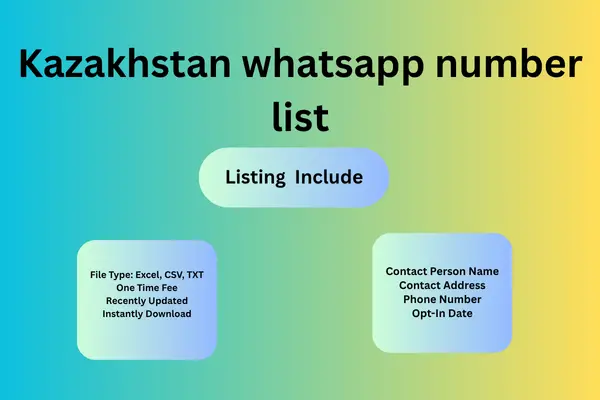 Kazakhstan whatsapp number list