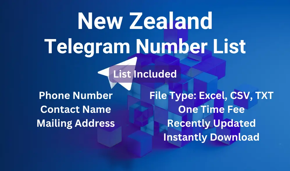 New Zealand telegram number list