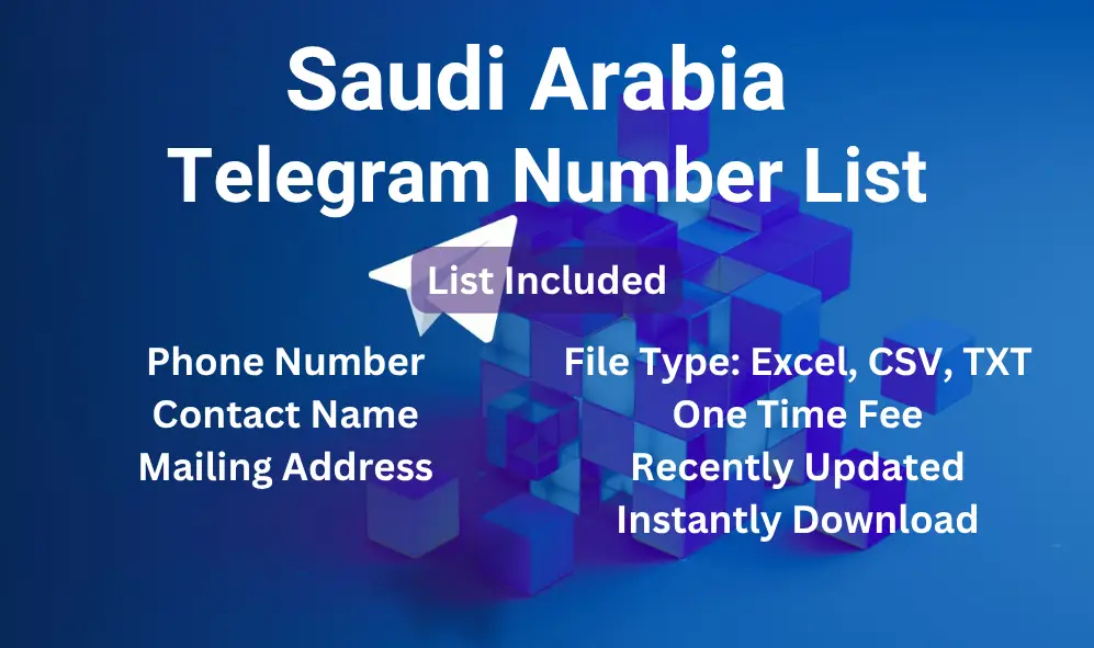 Saudi Arabia telegram number list