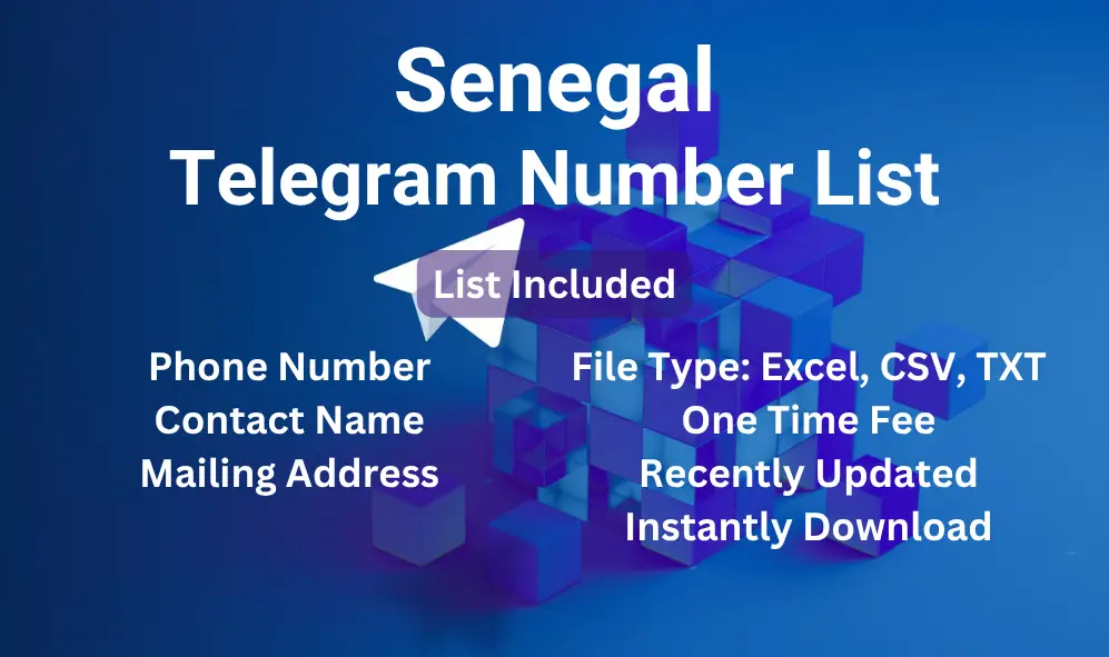 Senegal telegram number list