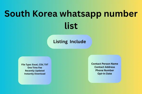 South Korea whatsapp number list