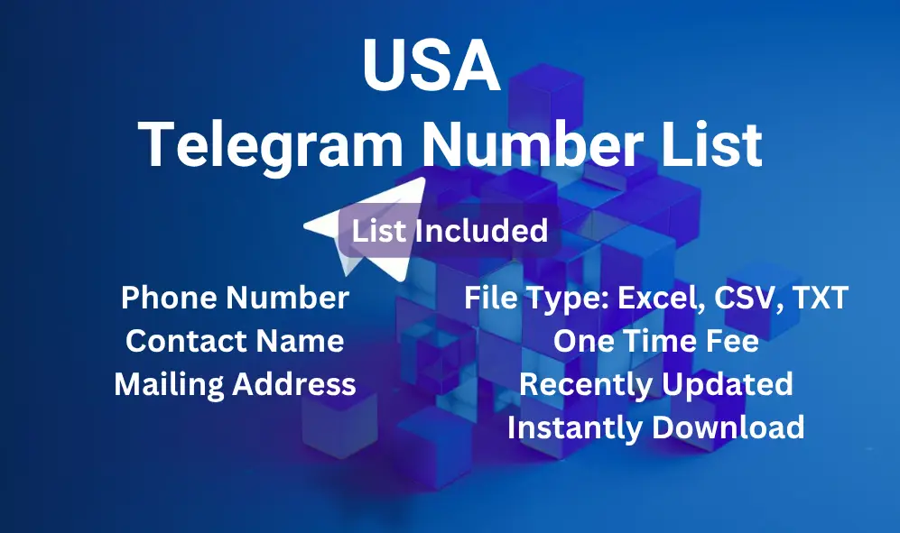 USA telegram number list