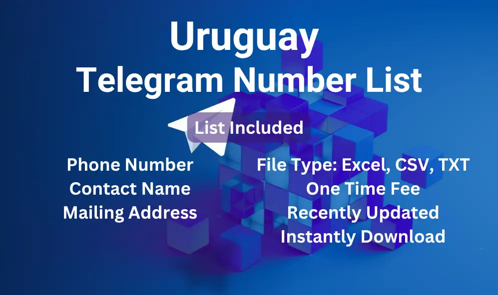 Uruguay telegram number list